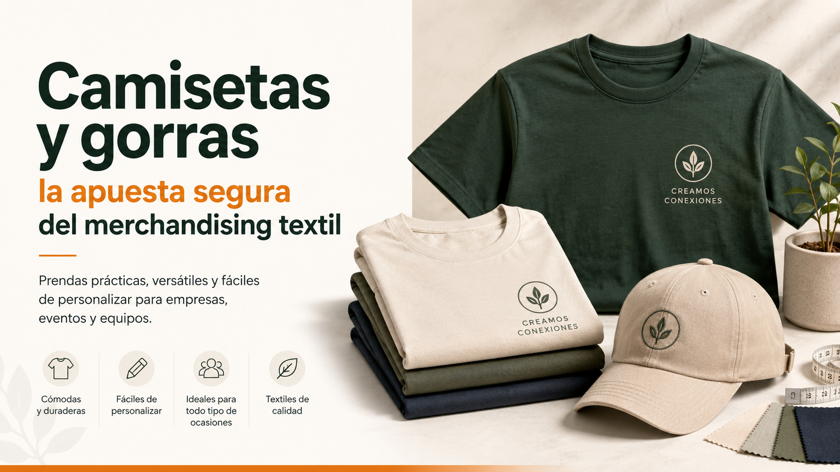Camisetas y gorras personalizadas: el merchandising textil que nunca falla