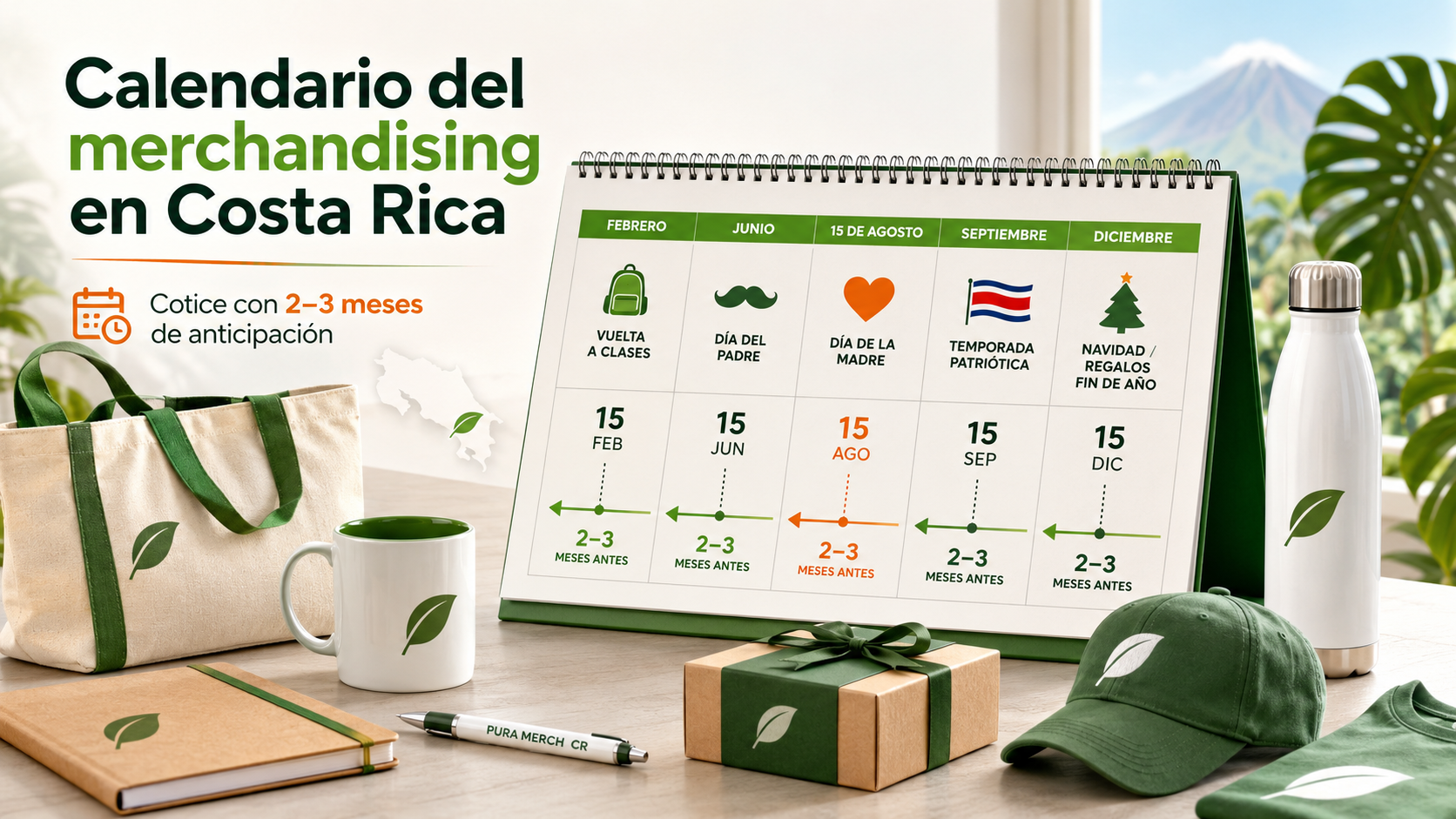 Calendario de merchandising en Costa Rica: las fechas que su empresa debería tener marcadas