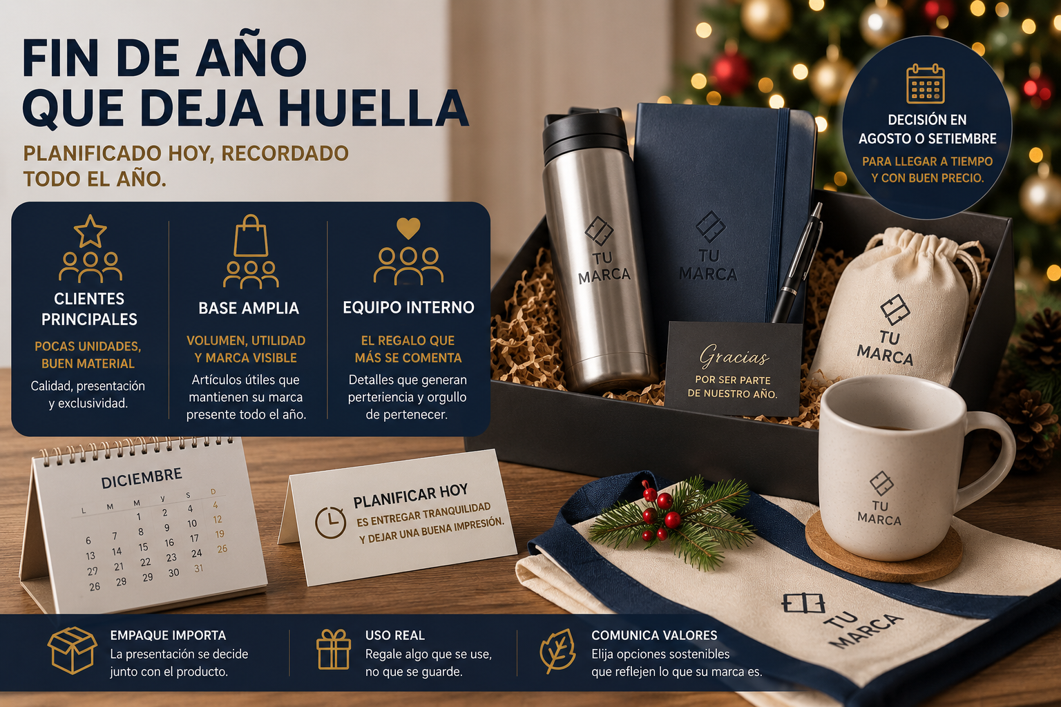 Regalos de fin de año para clientes y colaboradores: cómo planear la campaña más importante del año