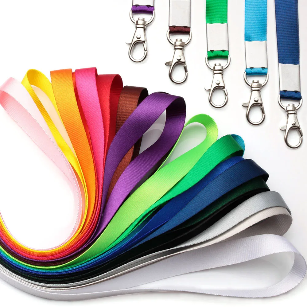 Lanyard de poliéster sublimado a todo color con gancho metálico y portagafete